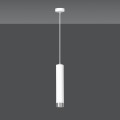 Lampa wisząca KIBO 1 WHITE/CHROME