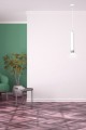 Lampa wisząca KIBO 1 WHITE/CHROME