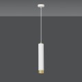 Lampa wisząca KIBO 1 WHITE/GOLD