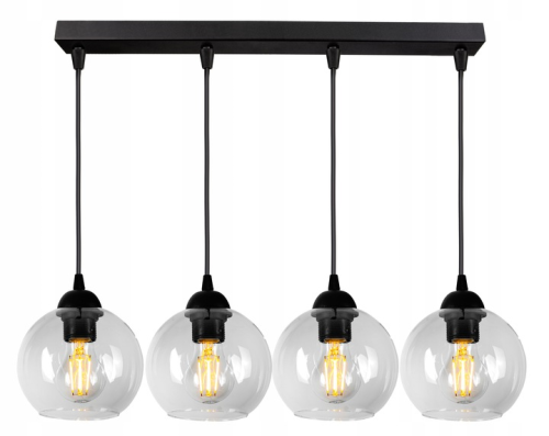 Lampa Listwa Szklane Kule #376 