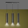 Lampa wisząca KIBO 3 BLACK/CHROME