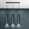 Lampa wisząca KIBO 3 BLACK/CHROME