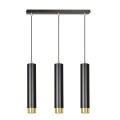 Lampa wisząca KIBO 3 BLACK/GOLD