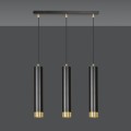 Lampa wisząca KIBO 3 BLACK/GOLD