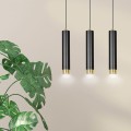 Lampa wisząca KIBO 3 BLACK/GOLD