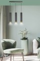 Lampa wisząca KIBO 3 BLACK/GOLD