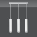 Lampa wisząca KIBO 3 WHITE/CHROME