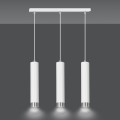 Lampa wisząca KIBO 3 WHITE/CHROME