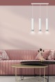 Lampa wisząca KIBO 3 WHITE/CHROME