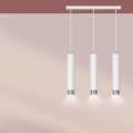 Lampa wisząca KIBO 3 WHITE/CHROME