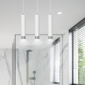 Lampa wisząca KIBO 3 WHITE/CHROME