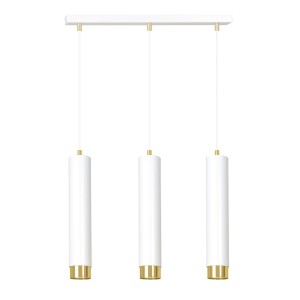 Lampa wisząca KIBO 3 WHITE/GOLD