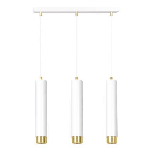 Lampa wisząca KIBO 3 WHITE/GOLD