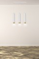 Lampa wisząca KIBO 3 WHITE/GOLD