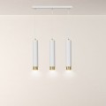 Lampa wisząca KIBO 3 WHITE/GOLD
