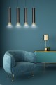 Lampa wisząca KIBO 4 BLACK/GOLD