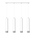 Lampa wisząca KIBO 4 WHITE/CHROME