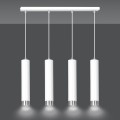 Lampa wisząca KIBO 4 WHITE/CHROME