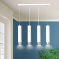 Lampa wisząca KIBO 4 WHITE/CHROME