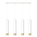 Lampa wisząca KIBO 4 WHITE/GOLD