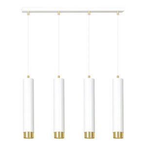 Lampa wisząca KIBO 4 WHITE/GOLD