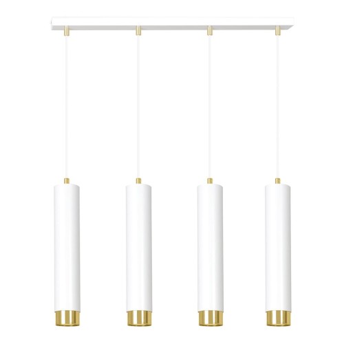 Lampa wisząca KIBO 4 WHITE/GOLD
