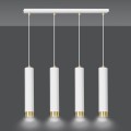 Lampa wisząca KIBO 4 WHITE/GOLD