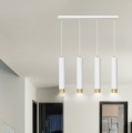 Lampa wisząca KIBO 4 WHITE/GOLD