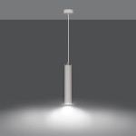 Lampa wisząca LUNA 1 WHITE
