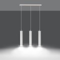 Lampa wisząca LUNA 3 WHITE