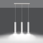 Lampa wisząca LUNA 3 WHITE