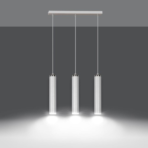 Lampa wisząca LUNA 3 WHITE