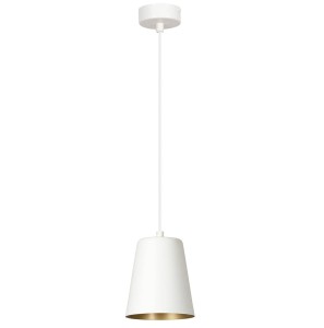 Lampa wisząca MILARGO 1 WHITE/GOLD