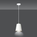 Lampa wisząca MILARGO 1 WHITE/GOLD