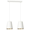 Lampa wisząca MILARGO 2 WHITE/GOLD