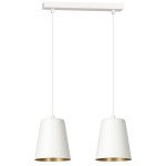 Lampa wisząca MILARGO 2 WHITE/GOLD