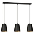 Lampa wisząca MILARGO 3 BLACK/GOLD