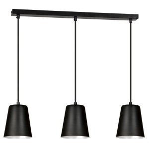 Lampa wisząca MILARGO 3 BLACK/WHITE