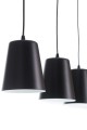 Lampa wisząca MILARGO 3 BLACK/WHITE