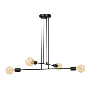Lampa wisząca MULTIPO 4 BLACK