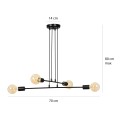 Lampa wisząca MULTIPO 4 BLACK