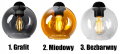 Lampa Sufitowa Wisząca Szklane Kule LOFT #381 