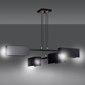 Lampa wisząca TOLOS 4 BLACK