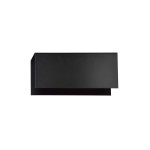 Kinkiet metalowy minimalistyczny TOLOS K1 BLACK
