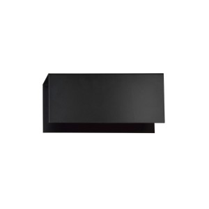 Kinkiet metalowy minimalistyczny TOLOS K1 BLACK