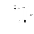 Lampa wisząca TRAKER 1 BLACK/BLACK
