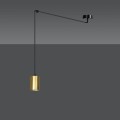 Lampa wisząca TRAKER 1 BLACK/GOLD