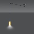 Lampa wisząca TRAKER 1 BLACK/GOLD