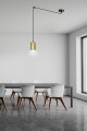 Lampa wisząca TRAKER 1 BLACK/GOLD
