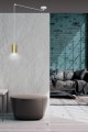Lampa wisząca TRAKER 1 WHITE/GOLD
